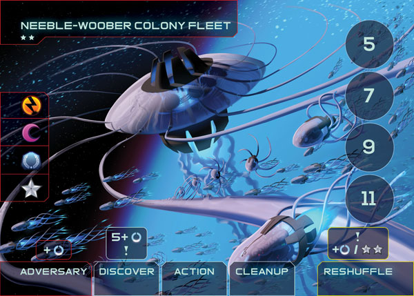 Neeble Colony Fleet boss card